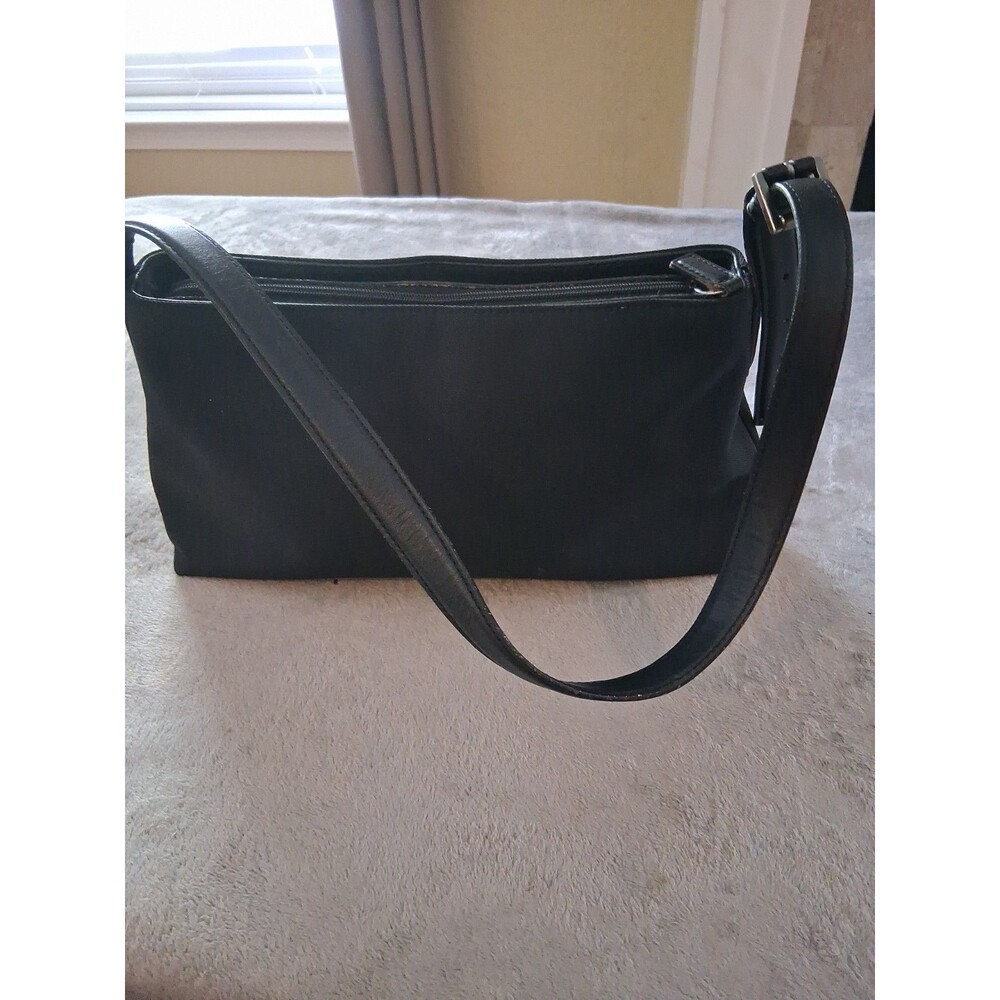 Coach Vintage Black Leather Medium Shoulder Bag #N9 00J-7406